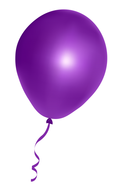 Purple Balloon HD PNG Photo, Pink, Red, Birthday PNG Images
