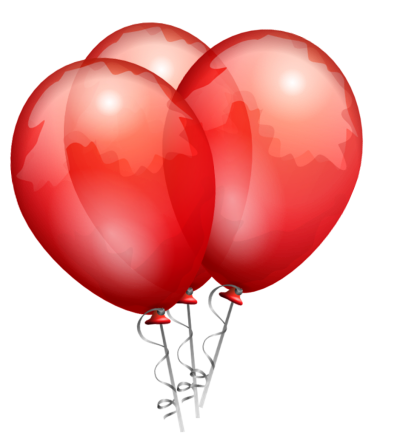 Red Balloons Cut Out Png PNG Images