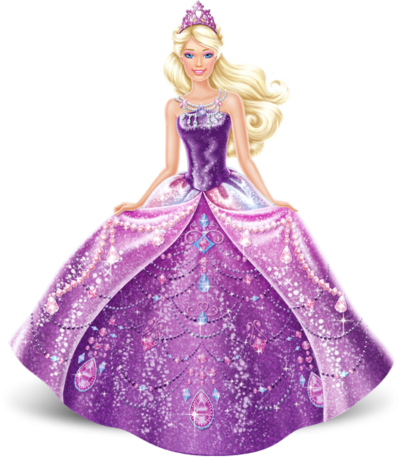 Barbie, Purple, Dress Png PNG Images