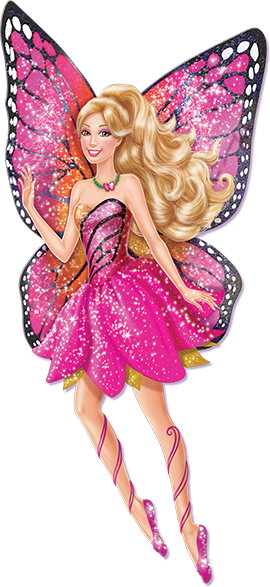 Beautiful Barbie Flying Clipart Png PNG Images