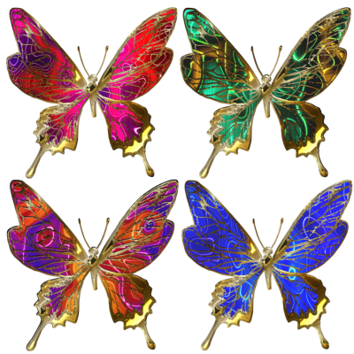 Butterfly Batik Free Download PNG Images