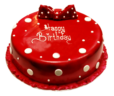 Red Birthday Cake Png PNG Images