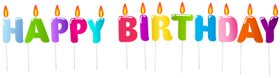 Happy Birthday Candles Best Png PNG Images