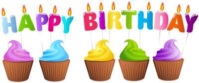 Download Birthday Candles And Cakes PNG PNG Images