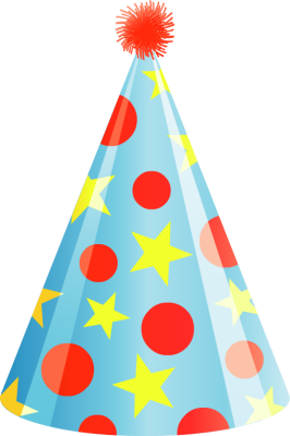 Blue And Red Birthday Hat Png Transparent Images PNG Images