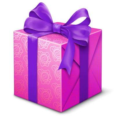 Purple Box Gift, Present Icon Png PNG Images
