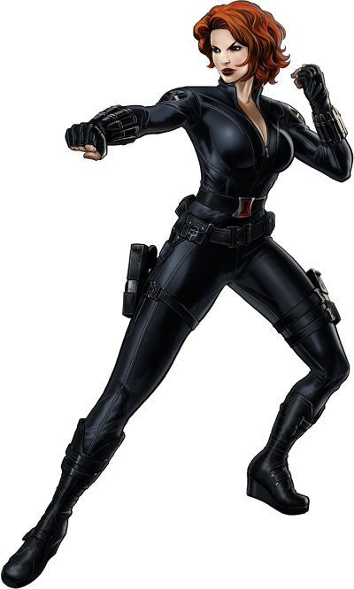 Black Widow Comic Png PNG Images