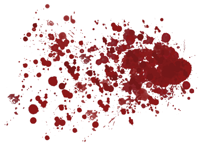 Blood Splatter Transparent Background PNG Images