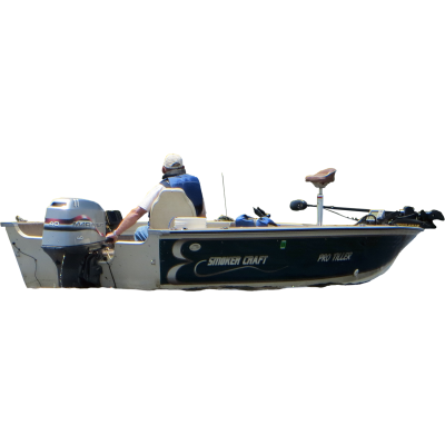 Fisherman On A Boat Photo PNG Images