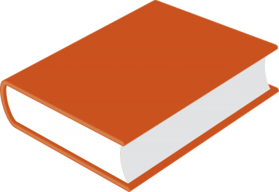 Orange Thick Book Png PNG Images
