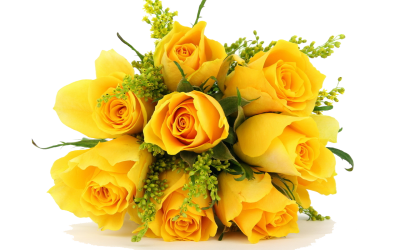Yellow Bouquet Flowers Images PNG PNG Images