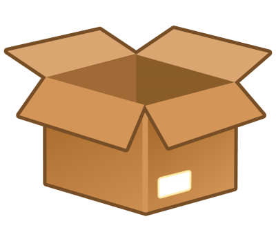 Open Cardboard Box Graphics Transparent Free PNG Images