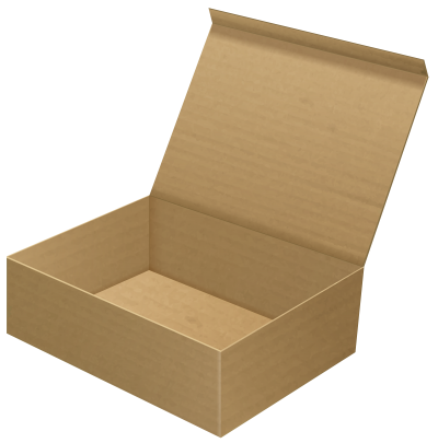 Open Cardboard Box Png Transparent PNG Images