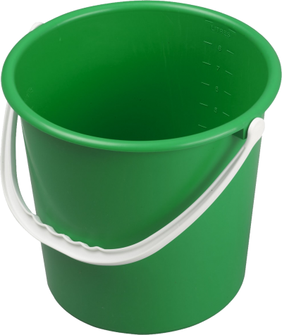 Bucket Plastic Green PNG Icon PNG Images