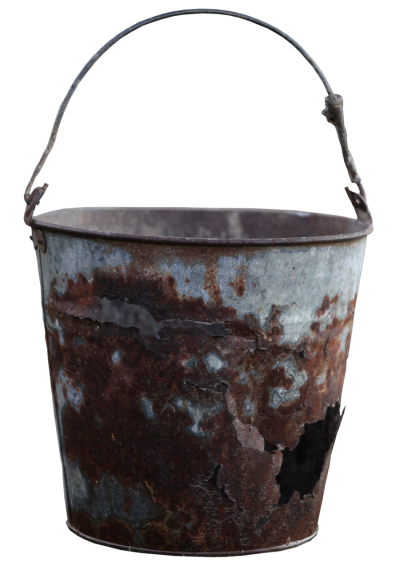 Bucket Rusty Free PNG PNG Images
