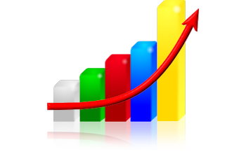 Colors Business Growth Chart Png PNG Images