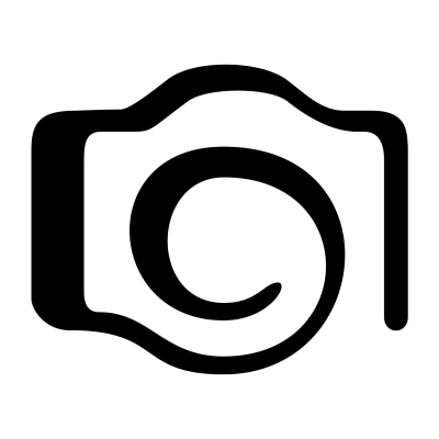 Shaped Black Camera Logo Transparent Background PNG Images