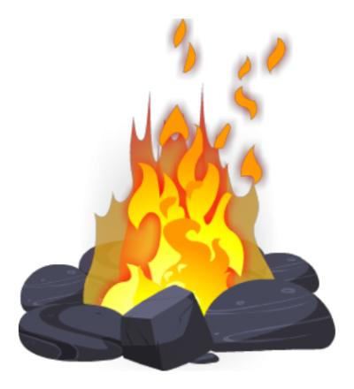 Background Campfire PNG Images