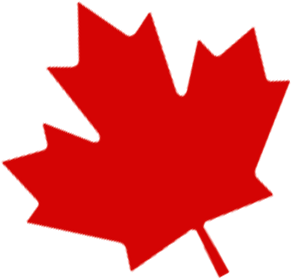 Red Canada Maple Leaf Png Transparent PNG Images