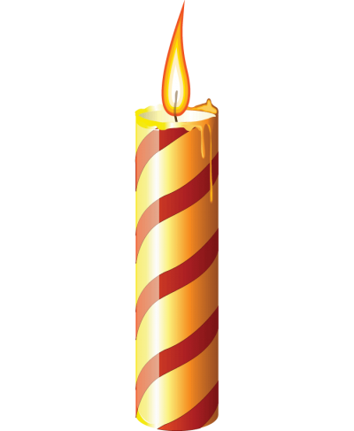 Colorful Candle, Birthday Candle PNG, Single Candle, Fire PNG Images