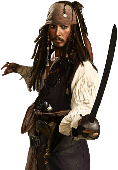 Download CAPTAiN JACK SPARROW Free PNG transparent image and clipart