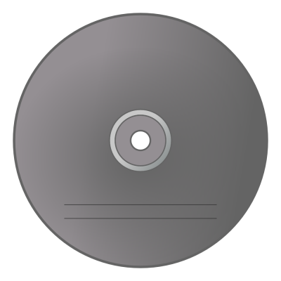 Blank Gray Cd Transparent Clipart PNG Images