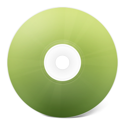 Green Cd Transparent icon PNG Images