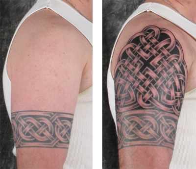 Wonderful Celtic Knot Band Tattoos For Men Png Images PNG Images