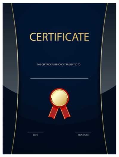 Dark Certificate Templates Png PNG Images