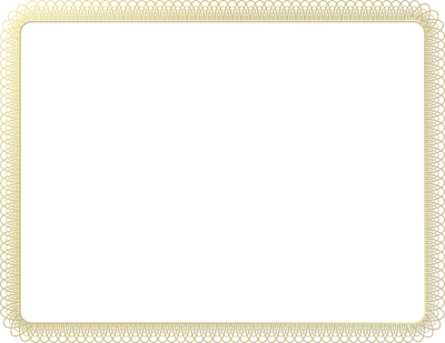 White Certificate Border Images PNG Images