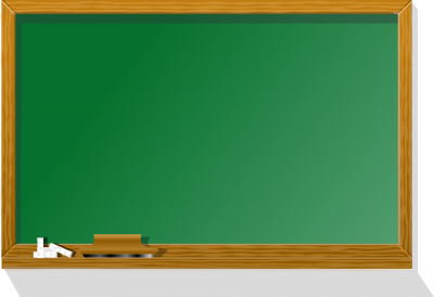 Green School Board Chalk Pictures PNG Images