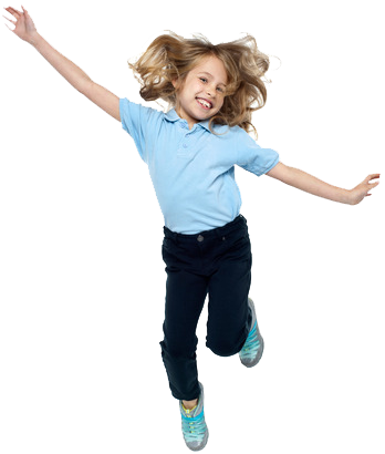 Bouncing Girl Children Free Download PNG Images