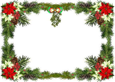 Christmas Border PNG Vector Images with Transparent background ...