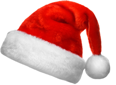 Real Red Santa Claus Christmas Hat Clipart Png PNG Images