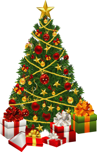 Christmas Tree Clipart Transparent PNG Images