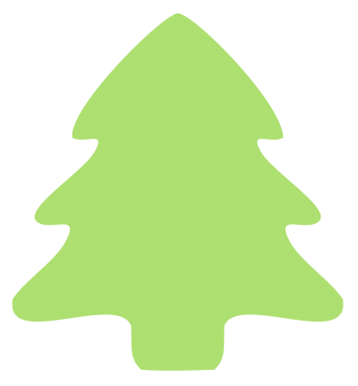 Simple Christmas Tree PNG Images