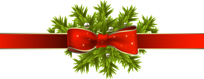 Tree Tied Ribbon For Christmas Background PNG Images