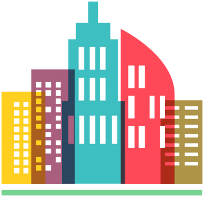 Colorful City Graphic Icon Png Transparent PNG Images