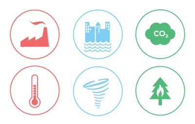 Climate Change Icons For Social Png PNG Images