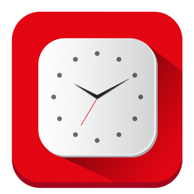 Simple Clock Icon Symbol PNG Images