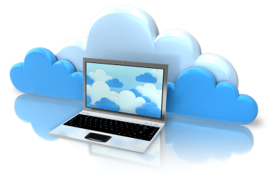 Cloud Server Laptoop Image PNG Images