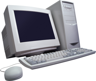 Old Monitor Computer Set HD Picture Download, White, Product, Personal PNG Images