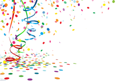 Gold Confetti Overlays Png PNG Images