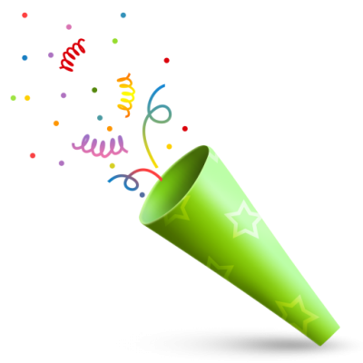 New Year Confetti Icon Png PNG Images