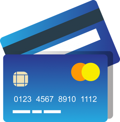 Blue Credit Card Clipart Photo PNG Images