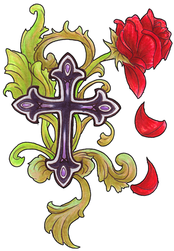 PNG File Cross Tattoos Clipart PNG Images