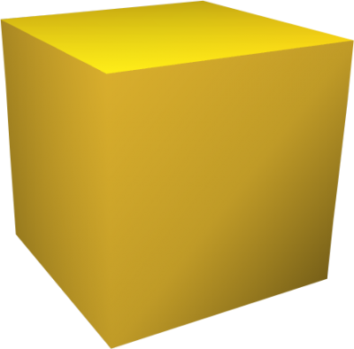 Yellow Cube Transparent Image PNG Images