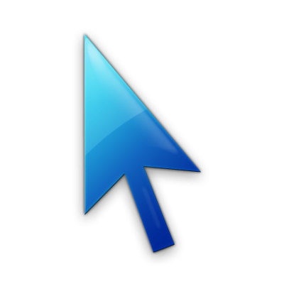 Bright Blue Mouse Cursor Hd Png PNG Images