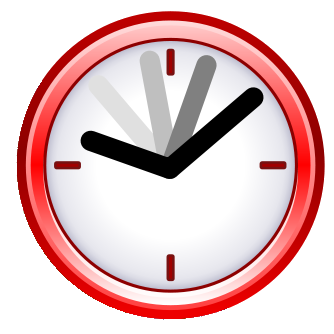 Red Clock Daylight Pictures PNG Images