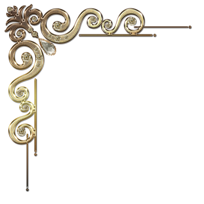 Silver Decorative Border Clipart Photo PNG Images